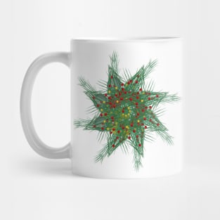 Christmas tree decorating Mug